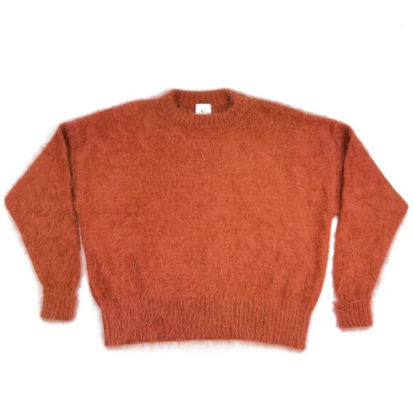 G. Label by Goop Oversize Angora Crew Sweater in Rose Size M - NWOT - Picture 4 of 9